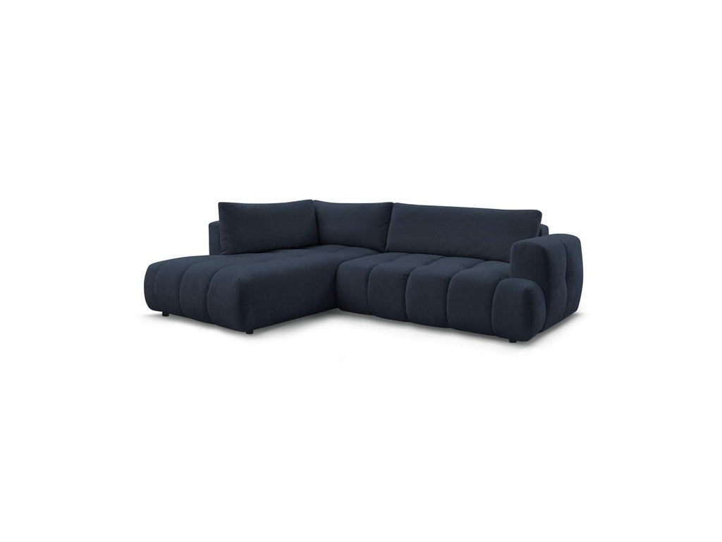 Fuji - Canapé D'Angle L Convertible - Tissu Lisse - Angle Gauche
