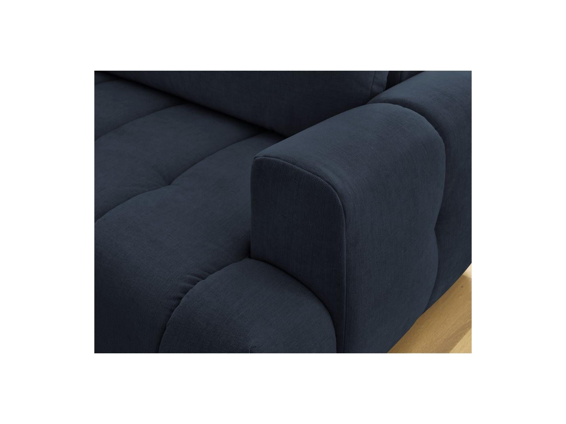 Fuji - Canapé D'Angle L Convertible - Tissu Lisse - Angle Gauche