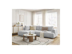 Fuji - Canapé D'Angle L Convertible - Tissu Lisse - Angle Gauche