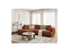 Fuji - Canapé D'Angle L Convertible - Tissu Lisse - Angle Gauche
