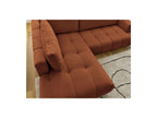 Fuji - Canapé D'Angle L Convertible - Tissu Lisse - Angle Gauche