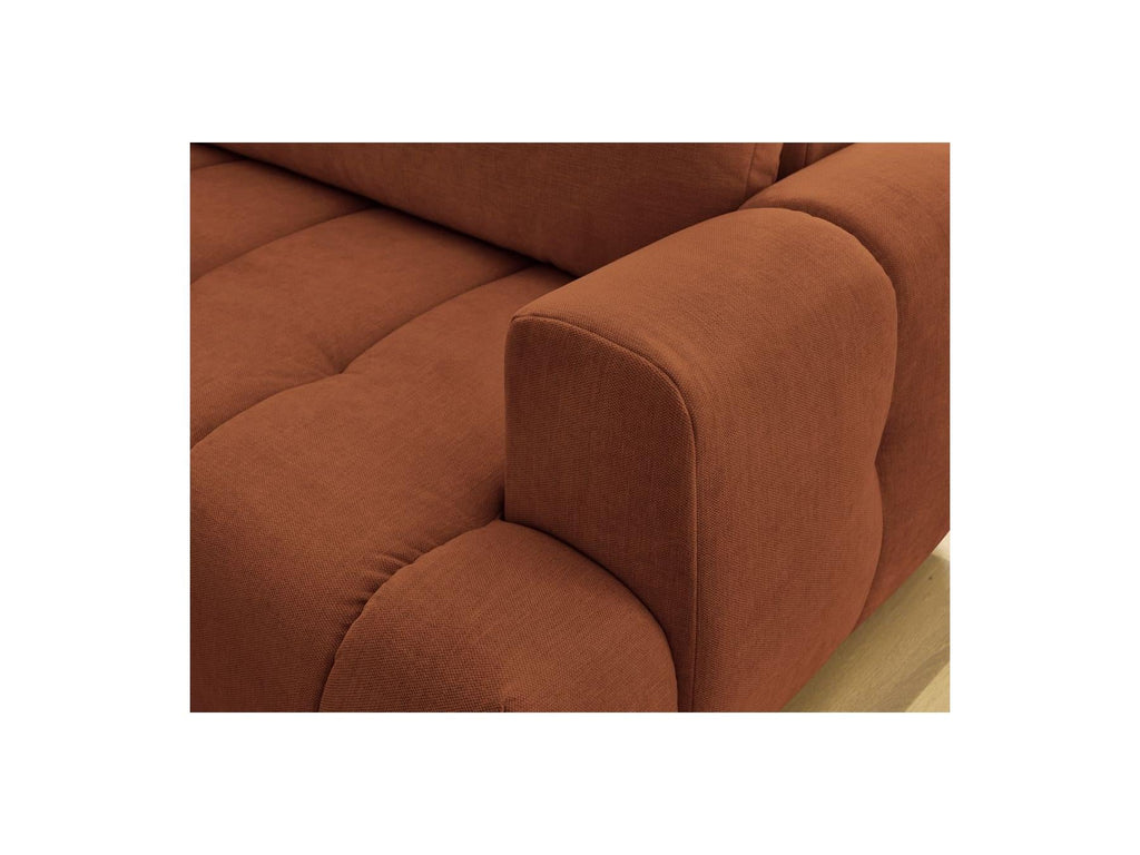 Fuji - Canapé D'Angle L Convertible - Tissu Lisse - Angle Gauche