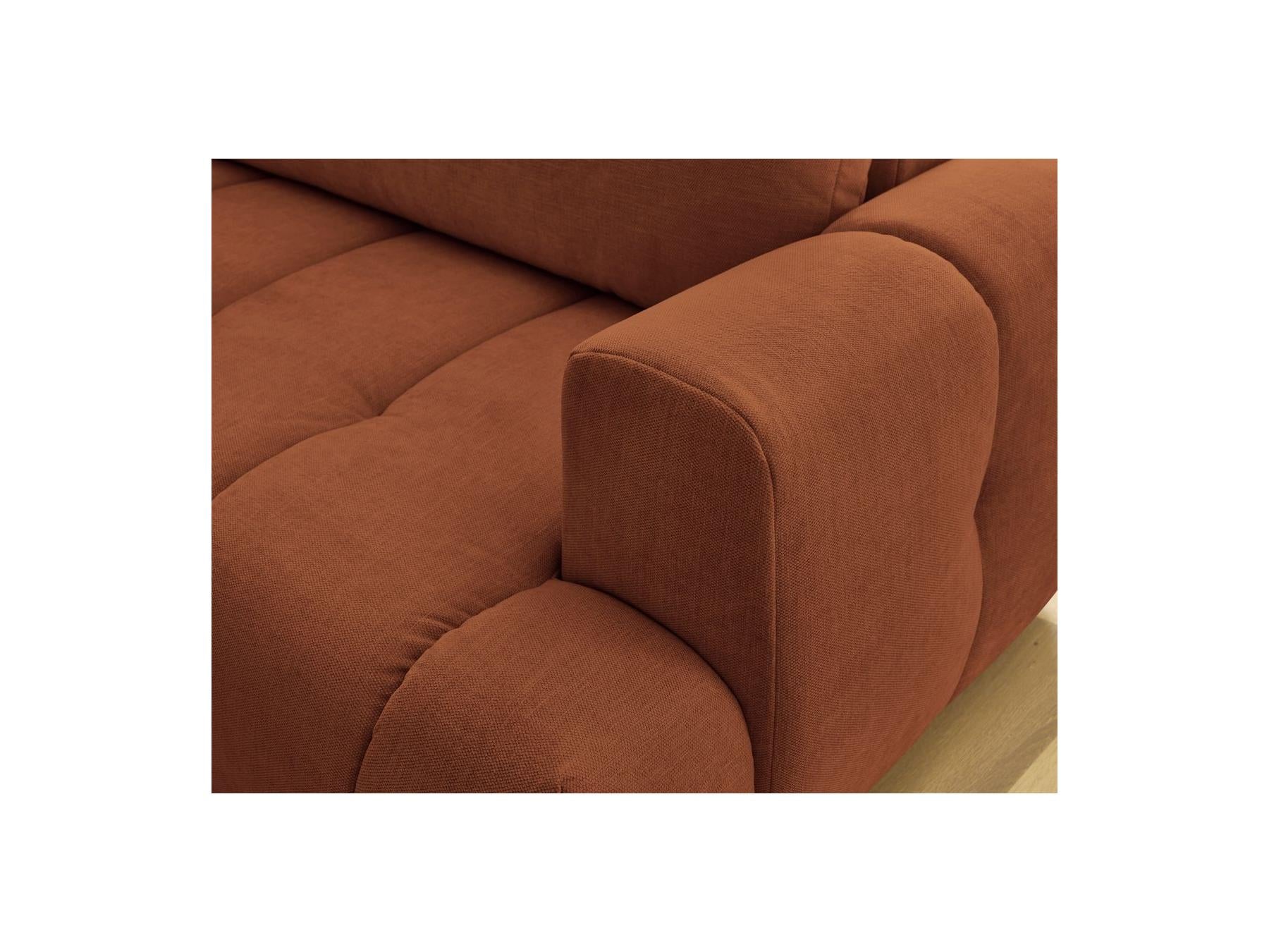 Fuji - Canapé D'Angle L Convertible - Tissu Lisse - Angle Gauche