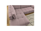 Fuji - Canapé D'Angle L Convertible - Tissu Lisse - Angle Gauche