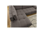 Fuji - Canapé D'Angle L Convertible - Tissu Lisse - Angle Gauche