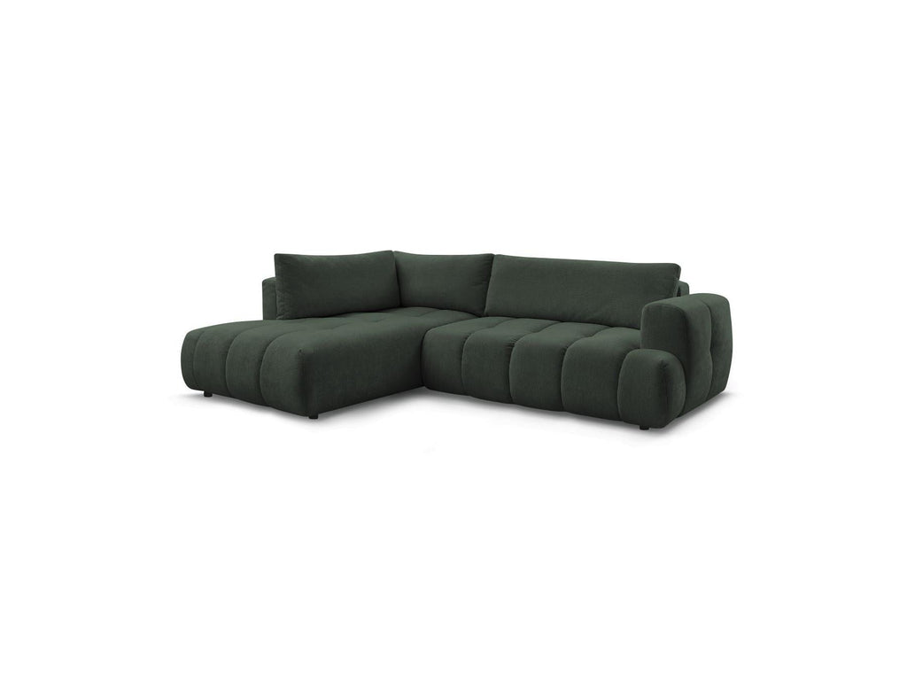Fuji - Canapé D'Angle L Convertible - Tissu Lisse - Angle Gauche