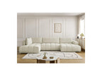 Fuji - Canapé Panoramique Convertible - Tissu Lisse - Angle Droit