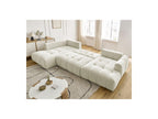 Fuji - Canapé Panoramique Convertible - Tissu Lisse - Angle Droit