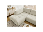 Fuji - Canapé Panoramique Convertible - Tissu Lisse - Angle Droit