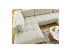 Fuji - Canapé Panoramique Convertible - Tissu Lisse - Angle Droit