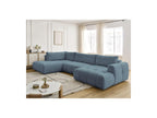 Fuji - Canapé Panoramique Convertible - Tissu Lisse - Angle Droit