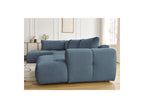 Fuji - Canapé Panoramique Convertible - Tissu Lisse - Angle Droit