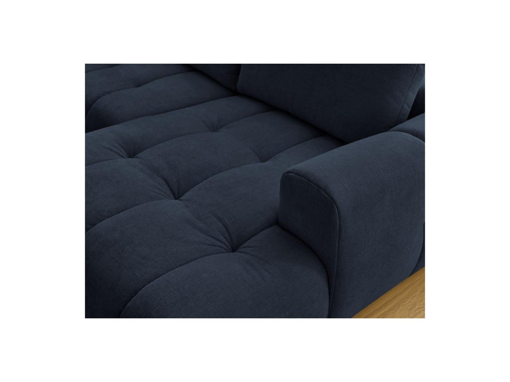 Fuji - Canapé Panoramique Convertible - Tissu Lisse - Angle Droit