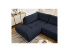 Fuji - Canapé Panoramique Convertible - Tissu Lisse - Angle Droit