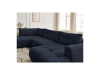 Fuji - Canapé Panoramique Convertible - Tissu Lisse - Angle Droit