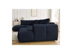 Fuji - Canapé Panoramique Convertible - Tissu Lisse - Angle Droit