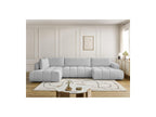 Fuji - Canapé Panoramique Convertible - Tissu Lisse - Angle Droit