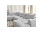 Fuji - Canapé Panoramique Convertible - Tissu Lisse - Angle Droit
