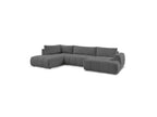 Fuji - Canapé Panoramique Convertible - Tissu Lisse - Angle Droit