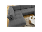 Fuji - Canapé Panoramique Convertible - Tissu Lisse - Angle Droit