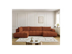 Fuji - Canapé Panoramique Convertible - Tissu Lisse - Angle Droit