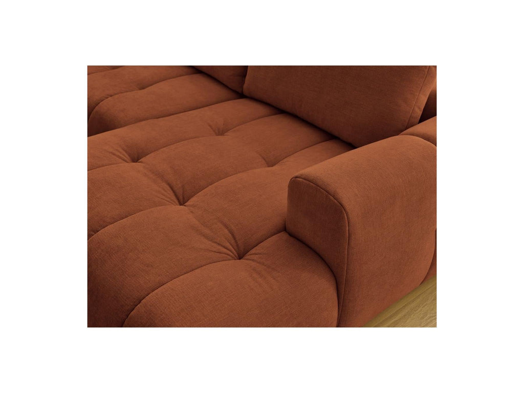 Fuji - Canapé Panoramique Convertible - Tissu Lisse - Angle Droit