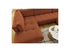 Fuji - Canapé Panoramique Convertible - Tissu Lisse - Angle Droit