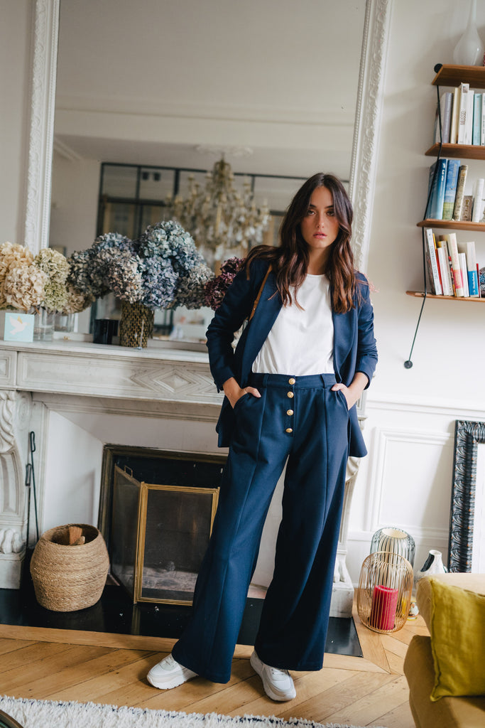 Pantalon Abbygaël Marine
