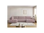 Fuji - Canapé Panoramique Convertible - Tissu Lisse - Angle Droit