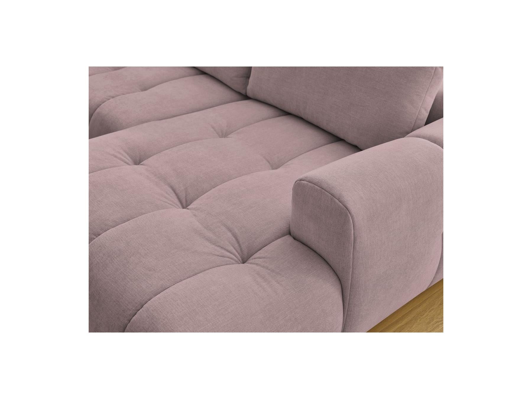 Fuji - Canapé Panoramique Convertible - Tissu Lisse - Angle Droit