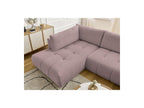 Fuji - Canapé Panoramique Convertible - Tissu Lisse - Angle Droit
