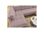 Fuji - Canapé Panoramique Convertible - Tissu Lisse - Angle Droit