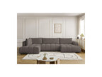 Fuji - Canapé Panoramique Convertible - Tissu Lisse - Angle Droit