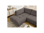 Fuji - Canapé Panoramique Convertible - Tissu Lisse - Angle Droit