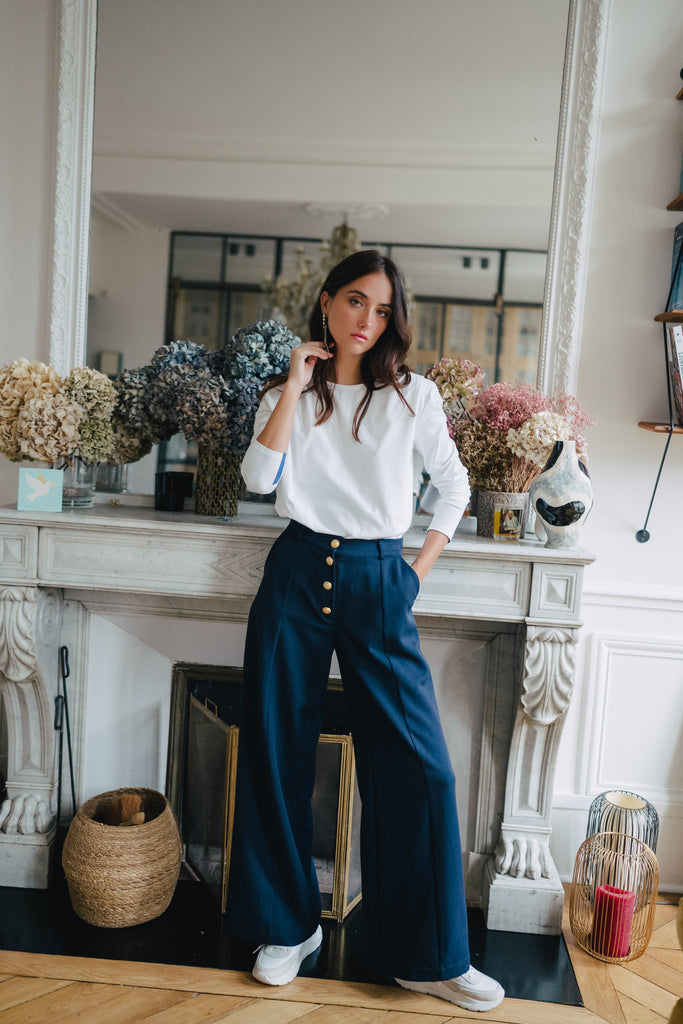 Pantalon Abbygaël Marine