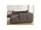 Fuji - Canapé Panoramique Convertible - Tissu Lisse - Angle Droit