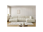 Fuji - Canapé Panoramique Convertible - Tissu Lisse - Angle Gauche