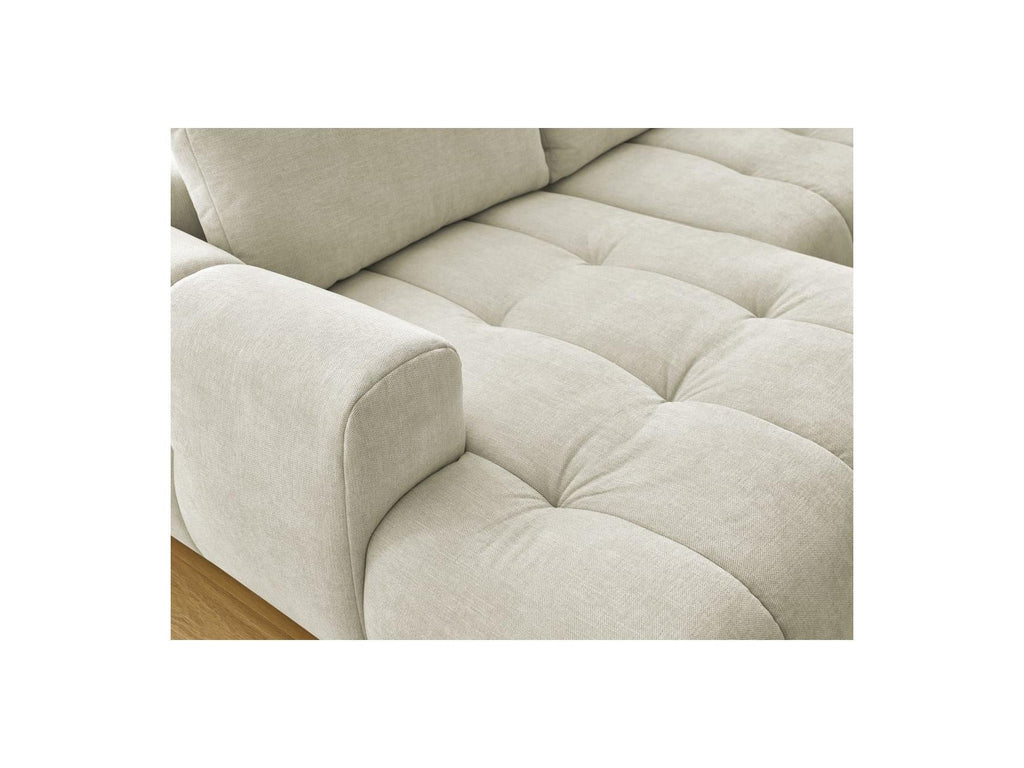 Fuji - Canapé Panoramique Convertible - Tissu Lisse - Angle Gauche