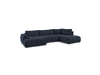 Fuji - Canapé Panoramique Convertible - Tissu Lisse - Angle Gauche