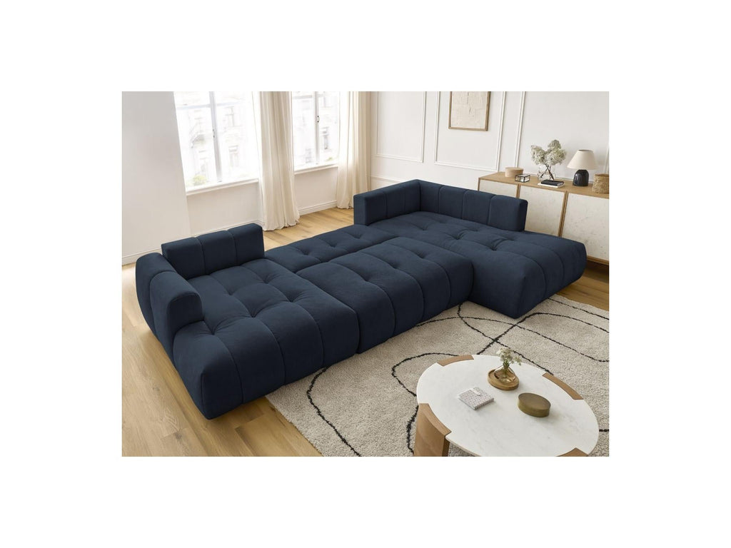 Fuji - Canapé Panoramique Convertible - Tissu Lisse - Angle Gauche