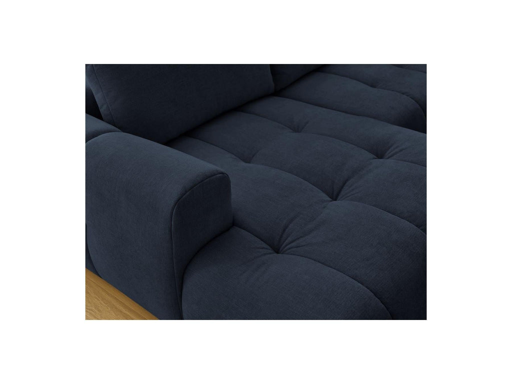 Fuji - Canapé Panoramique Convertible - Tissu Lisse - Angle Gauche