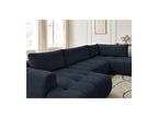 Fuji - Canapé Panoramique Convertible - Tissu Lisse - Angle Gauche