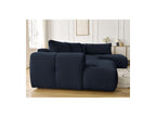 Fuji - Canapé Panoramique Convertible - Tissu Lisse - Angle Gauche