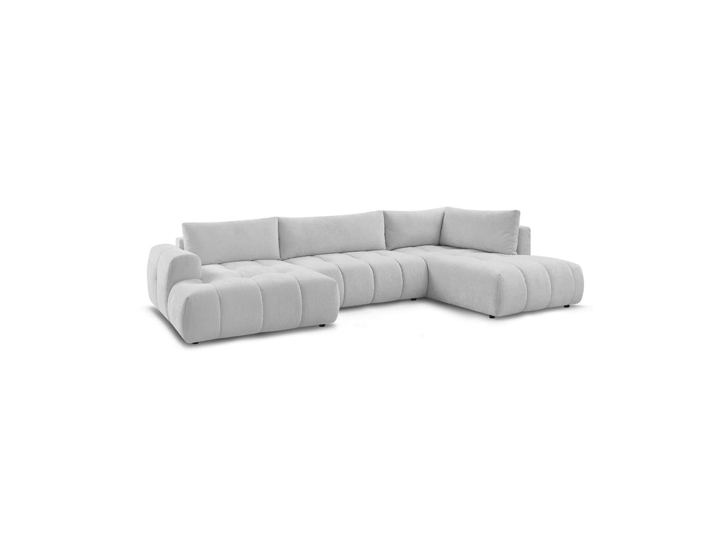 Fuji - Canapé Panoramique Convertible - Tissu Lisse - Angle Gauche