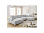 Fuji - Canapé Panoramique Convertible - Tissu Lisse - Angle Gauche