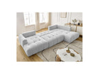 Fuji - Canapé Panoramique Convertible - Tissu Lisse - Angle Gauche