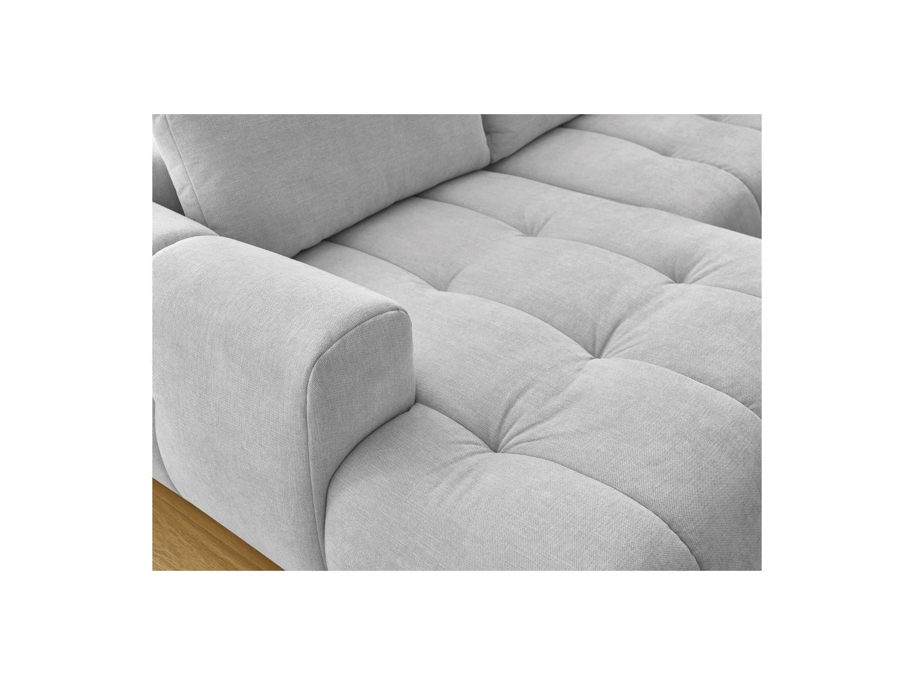 Fuji - Canapé Panoramique Convertible - Tissu Lisse - Angle Gauche