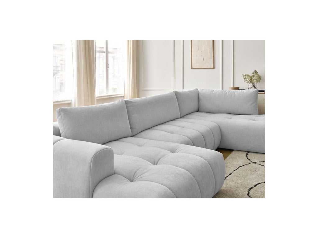 Fuji - Canapé Panoramique Convertible - Tissu Lisse - Angle Gauche