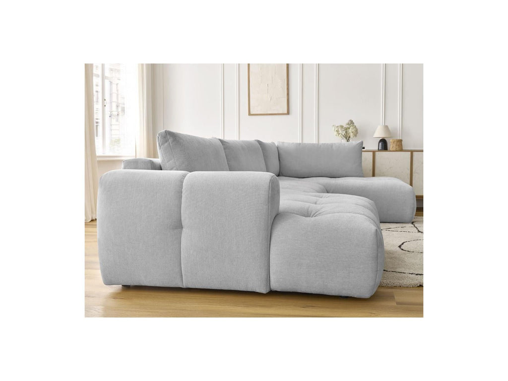 Fuji - Canapé Panoramique Convertible - Tissu Lisse - Angle Gauche