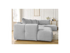 Fuji - Canapé Panoramique Convertible - Tissu Lisse - Angle Gauche